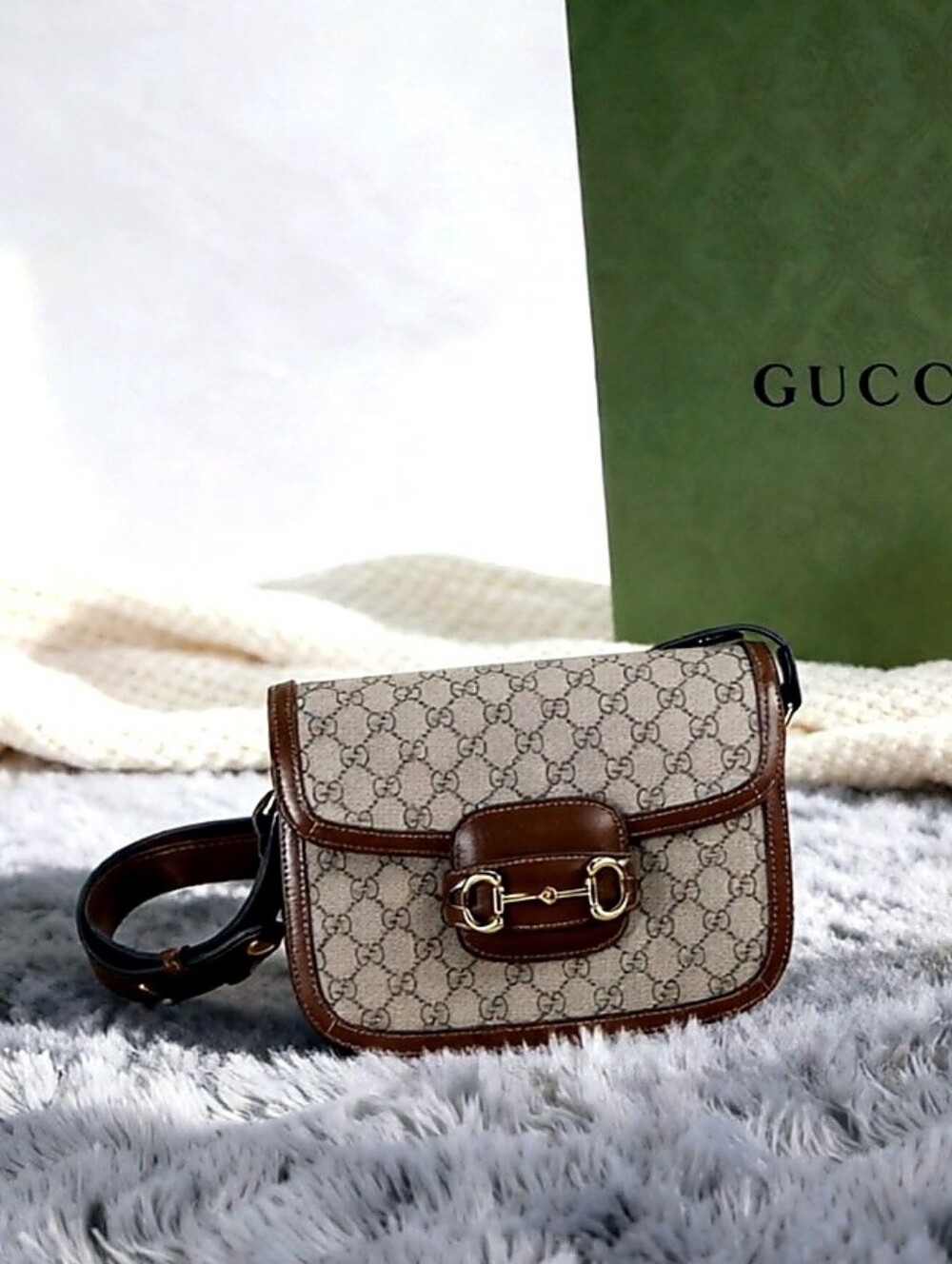 Gucci Horsebit 1955 Medium Shoulder Bag - Picture 1 of 6
